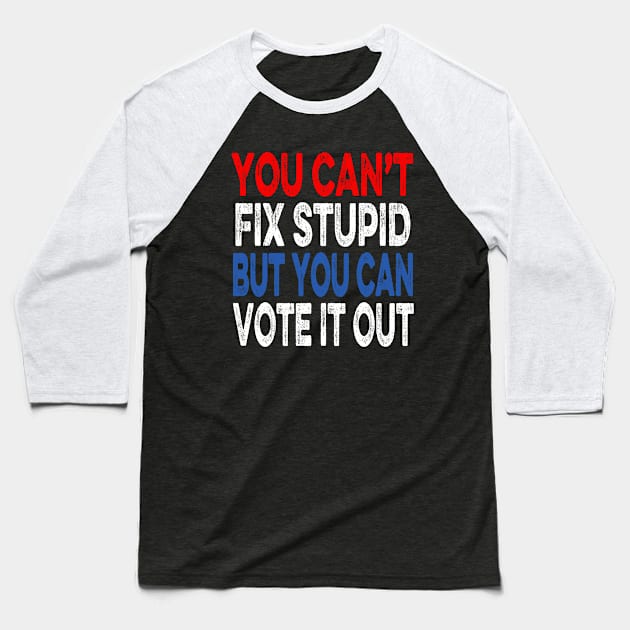 Vote Baseball T-Shirt by Redmart